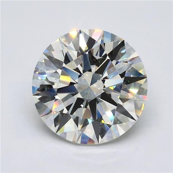 8.02ct G VS2 Rare Carat Ideal Cut Round Diamond