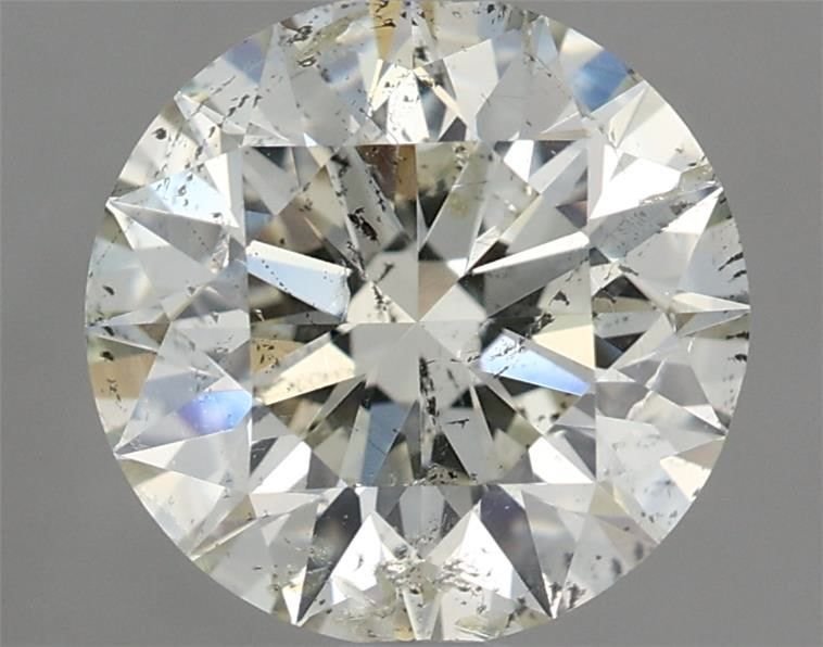 2.01ct J SI2 Rare Carat Ideal Cut Round Diamond