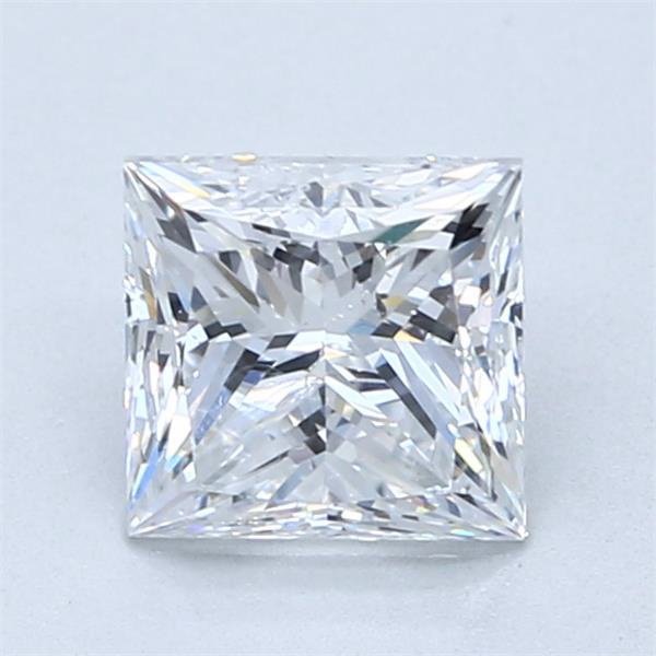 1.71ct D SI2 Rare Carat Ideal Cut Princess Diamond