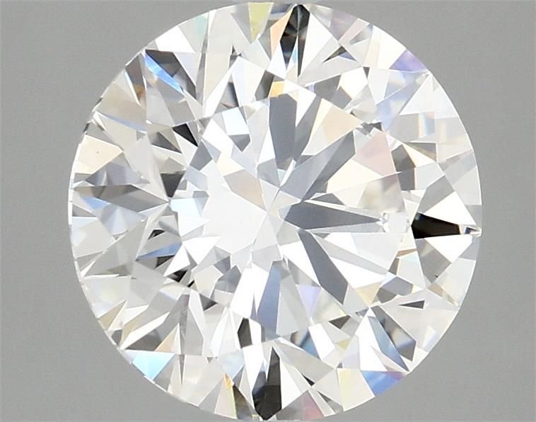 2.97ct H VVS2 Excellent Cut Round Lab Grown Diamond