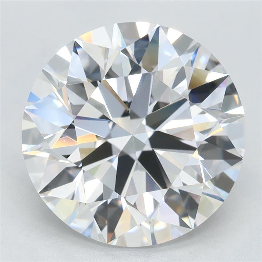 4.09ct E VVS1 Rare Carat Ideal Cut Round Lab Grown Diamond