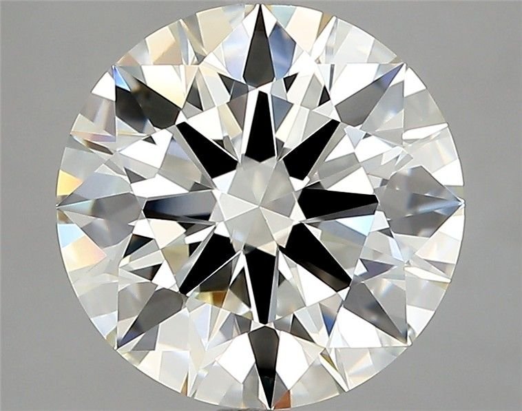 4.12ct J VVS2 Rare Carat Ideal Cut Round Diamond