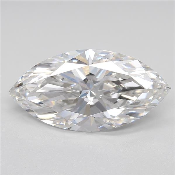 3.61ct F VS1 Rare Carat Ideal Cut Marquise Lab Grown Diamond