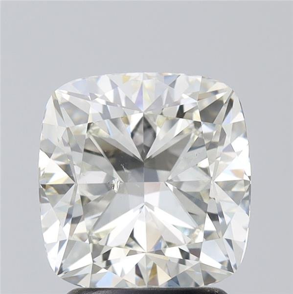 2.29ct K SI2 Rare Carat Ideal Cut Cushion Diamond