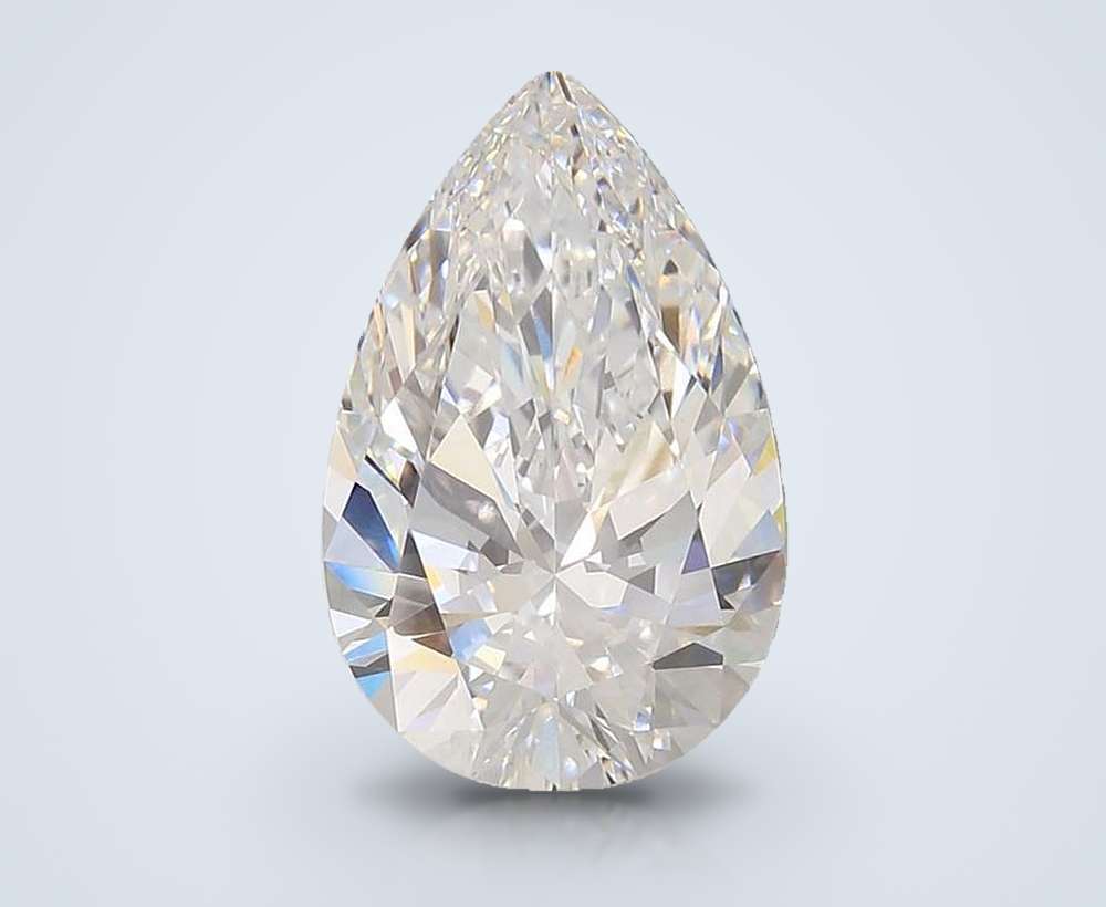 5.51 Carat Pear Lab Diamond