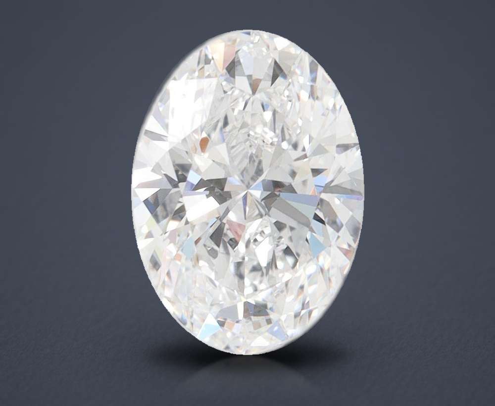 3.50 Carat Oval Lab Diamond