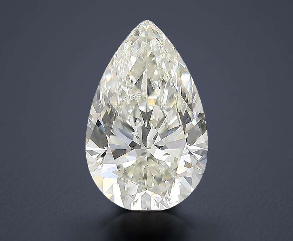 3.51 Carat Pear Natural Diamond
