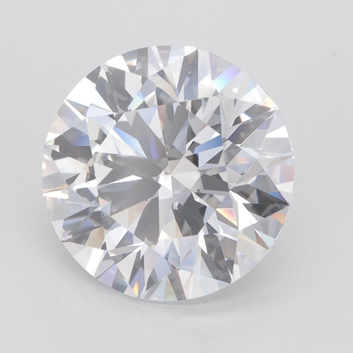 6.04ct D VVS1 Rare Carat Ideal Cut Round Lab Grown Diamond