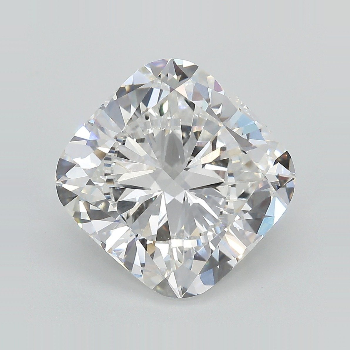 7.03ct F VVS2 Very Good Cut Cushion Lab Grown Diamond