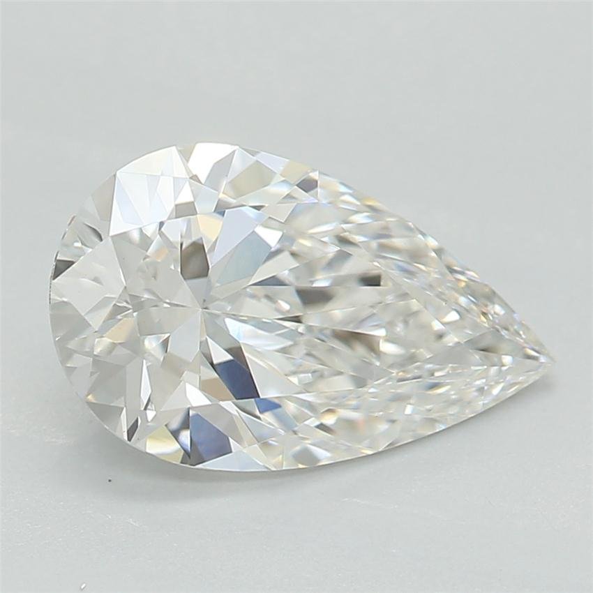 1.09ct E VVS2 Rare Carat Ideal Cut Pear Lab Grown Diamond