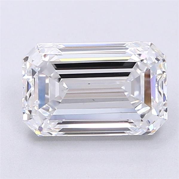 2.01ct D VS1 Excellent Cut Emerald Lab Grown Diamond