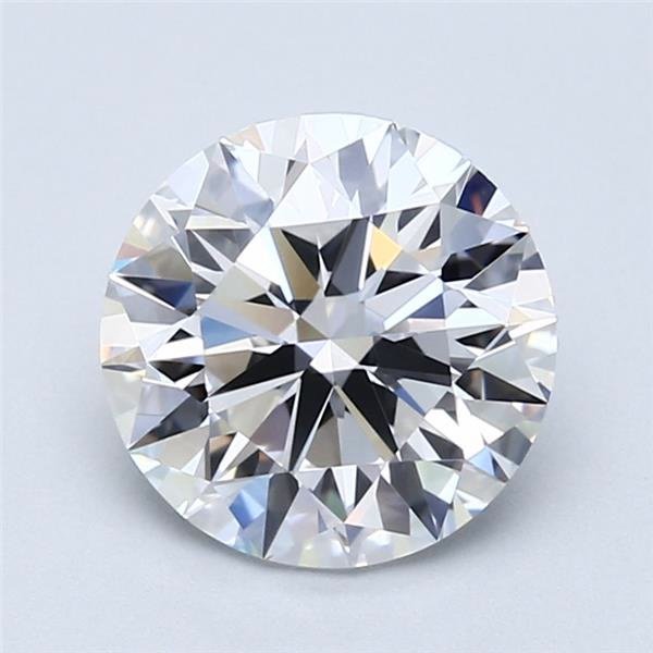 2.20ct D VVS2 Rare Carat Ideal Cut Round Diamond