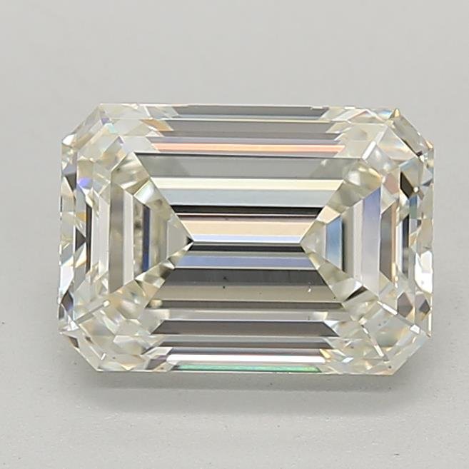 3.04ct I VS1 Rare Carat Ideal Cut Emerald Lab Grown Diamond