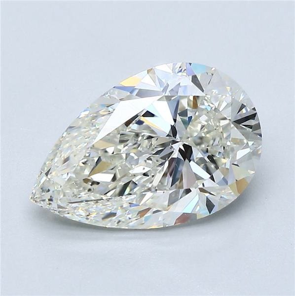 3.03ct J SI2 Excellent Cut Pear Diamond