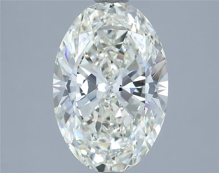 3.12ct J IF Rare Carat Ideal Cut Oval Diamond