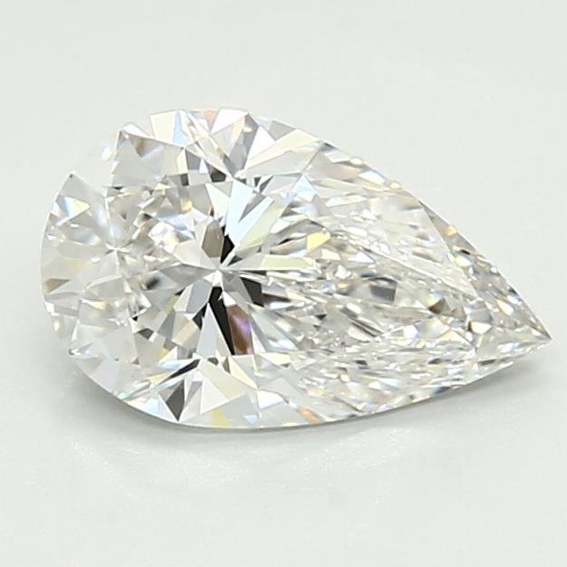 1.14ct F VS1 Rare Carat Ideal Cut Pear Lab Grown Diamond