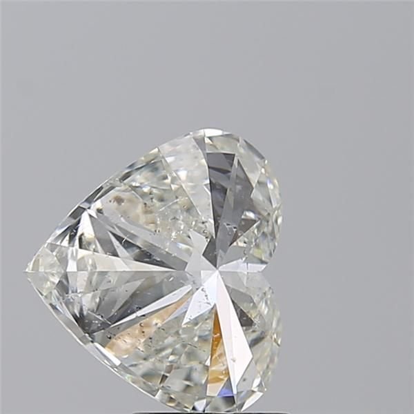 3.03ct J SI2 Rare Carat Ideal Cut Heart Diamond