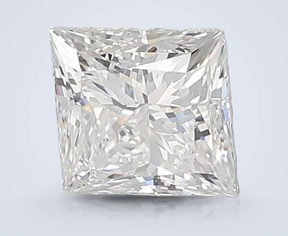 3.82 Carat Princess Lab Diamond
