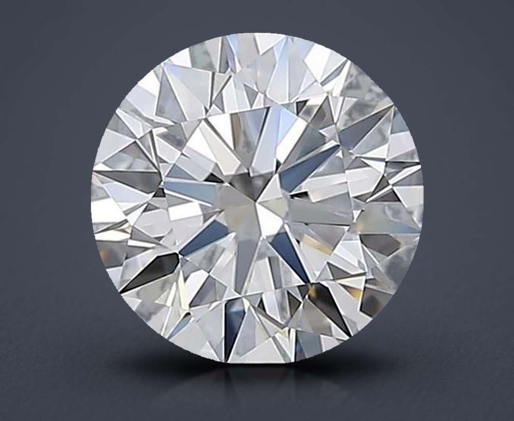 0.74 Carat Round Natural Diamond