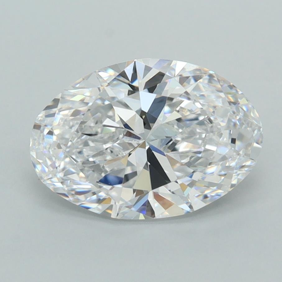 2.01ct D VVS1 Rare Carat Ideal Cut Oval Lab Grown Diamond