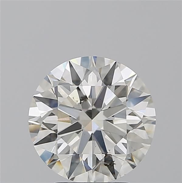 3.11ct J SI2 Rare Carat Ideal Cut Round Diamond
