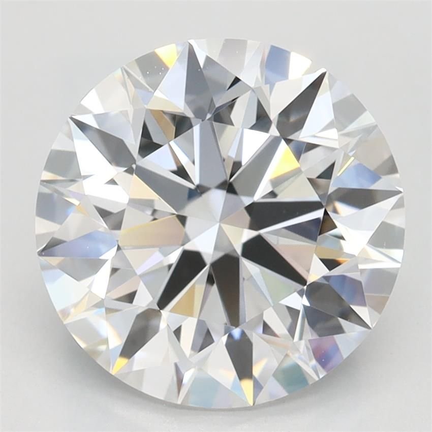 3.17ct D IF Rare Carat Ideal Cut Round Lab Grown Diamond