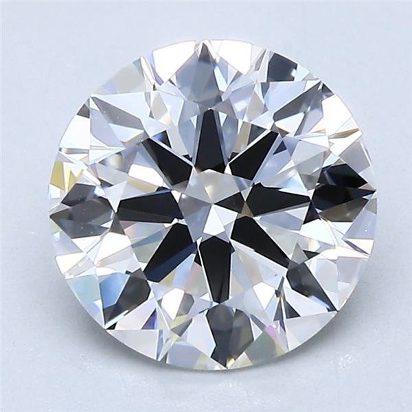 2.39ct G VVS2 Rare Carat Ideal Cut Round Diamond
