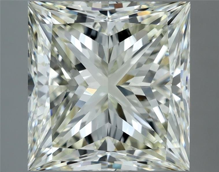 4.01ct K VVS2 Very Good Cut Princess Diamond