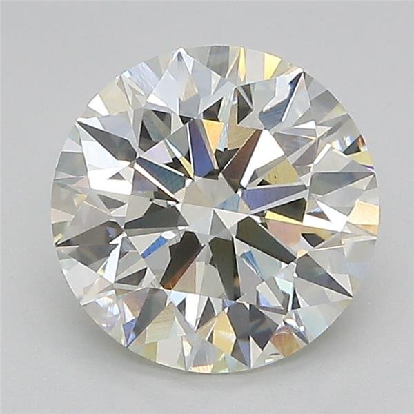 2.41ct J VS2 Rare Carat Ideal Cut Round Lab Grown Diamond