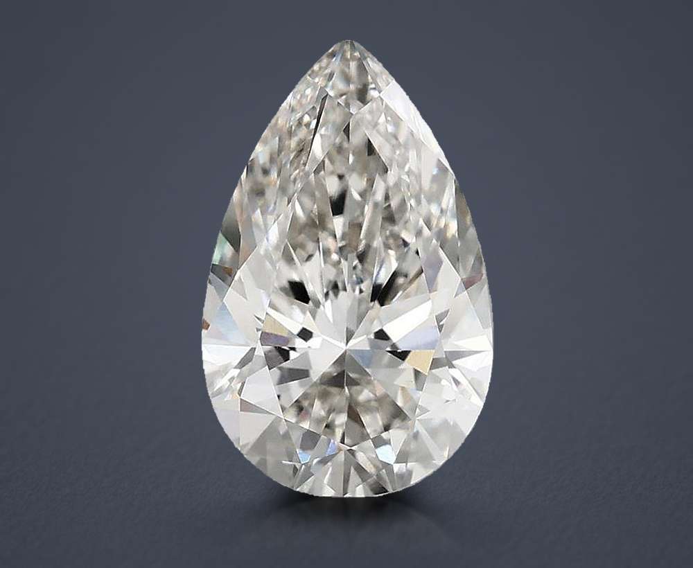 3.00 Carat Pear Lab Diamond