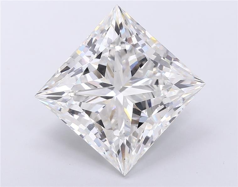 13.06ct F VS1 Rare Carat Ideal Cut Princess Lab Grown Diamond