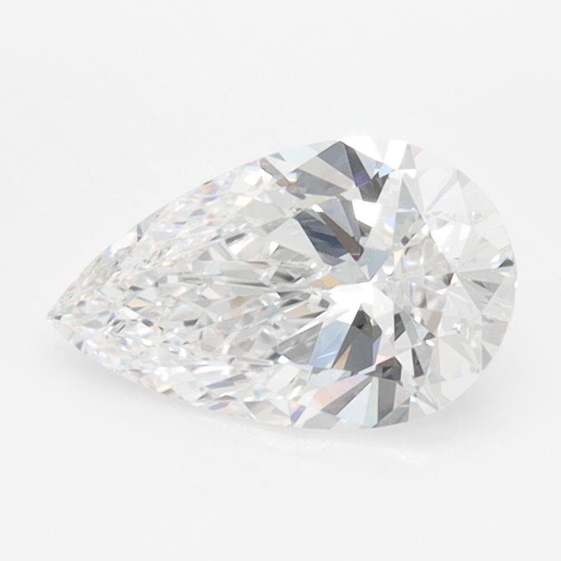 1.09ct D VVS1 Rare Carat Ideal Cut Pear Lab Grown Diamond