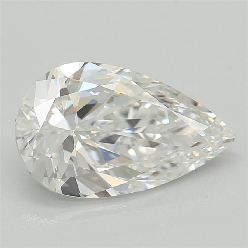 1.04ct E VVS2 Rare Carat Ideal Cut Pear Lab Grown Diamond