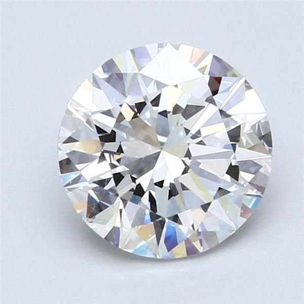 2.50ct D SI1 Rare Carat Ideal Cut Round Diamond