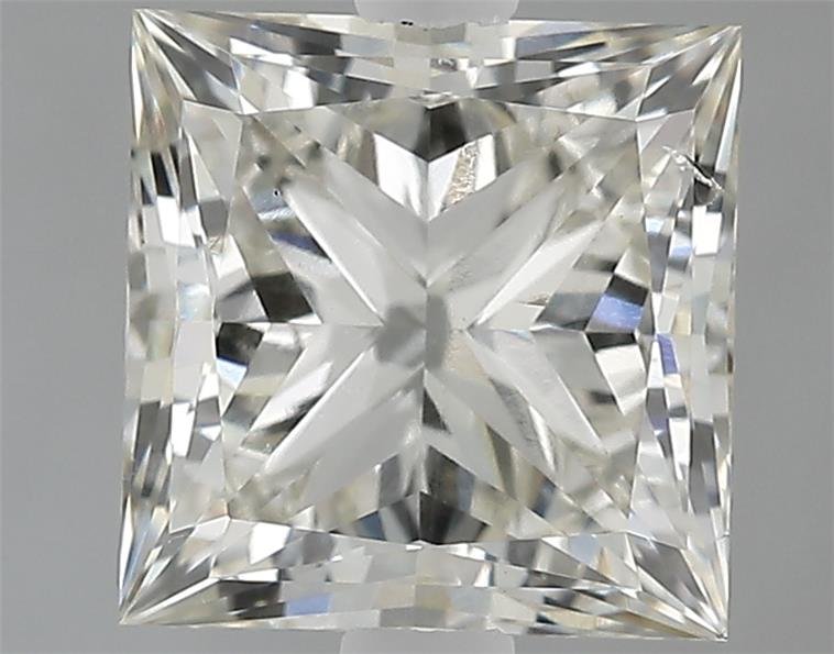 2.11ct J SI1 Rare Carat Ideal Cut Princess Lab Grown Diamond