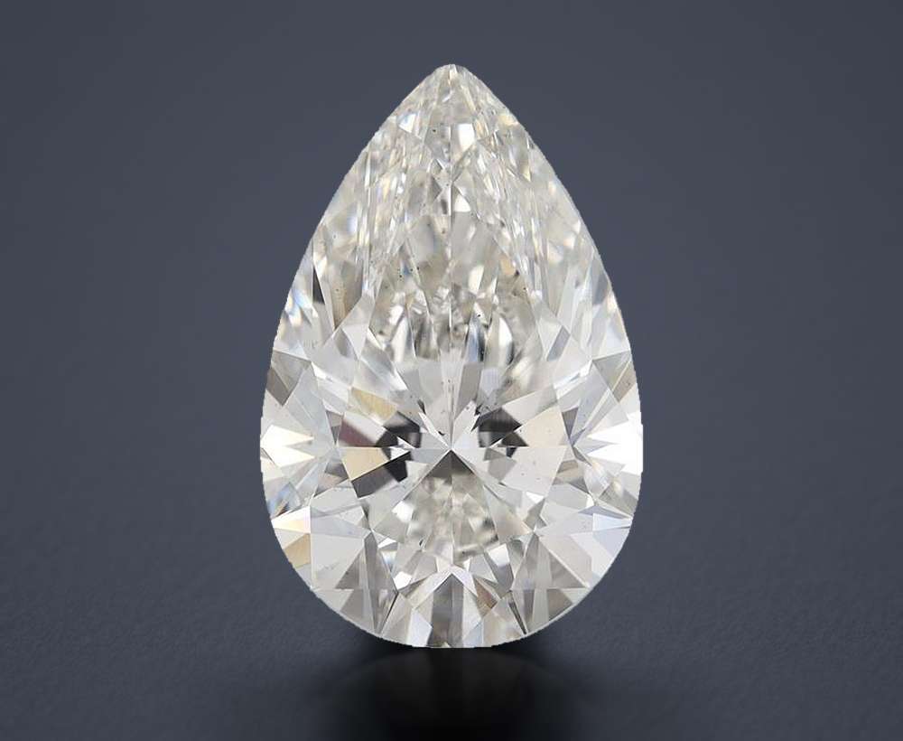 7.01 Carat Pear Lab Diamond
