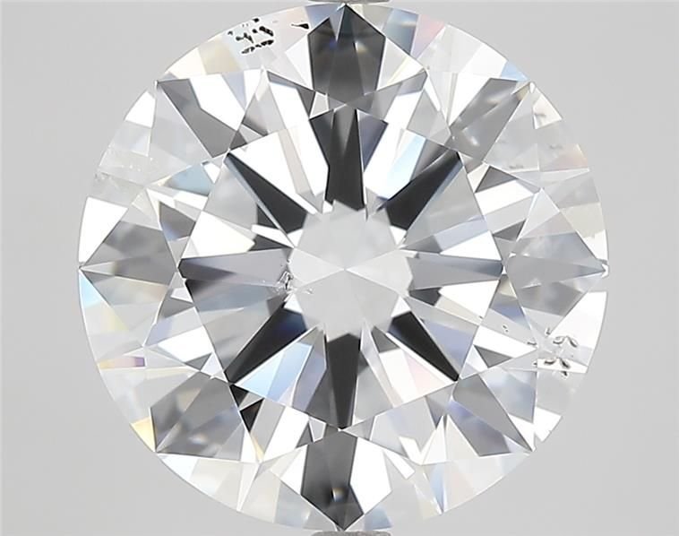 5.90ct E SI2 Rare Carat Ideal Cut Round Diamond