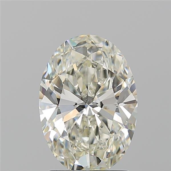 2.22ct K SI1 Rare Carat Ideal Cut Oval Diamond