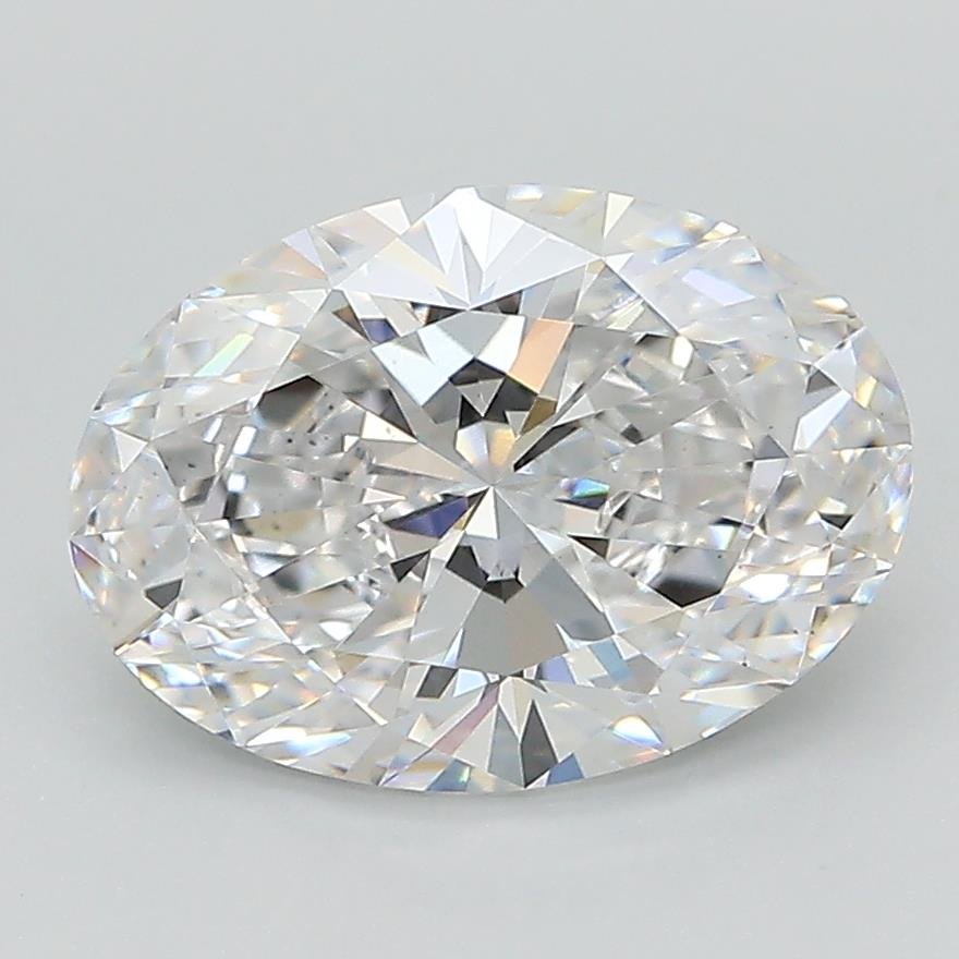 2.54ct F VS1 Rare Carat Ideal Cut Oval Lab Grown Diamond