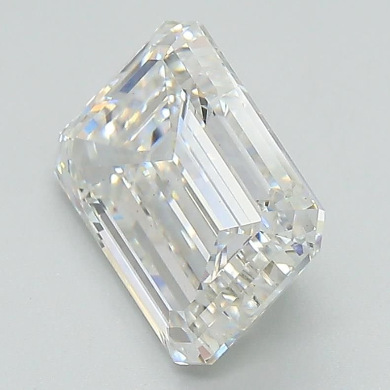 2.58ct G VS1 Excellent Cut Emerald Lab Grown Diamond