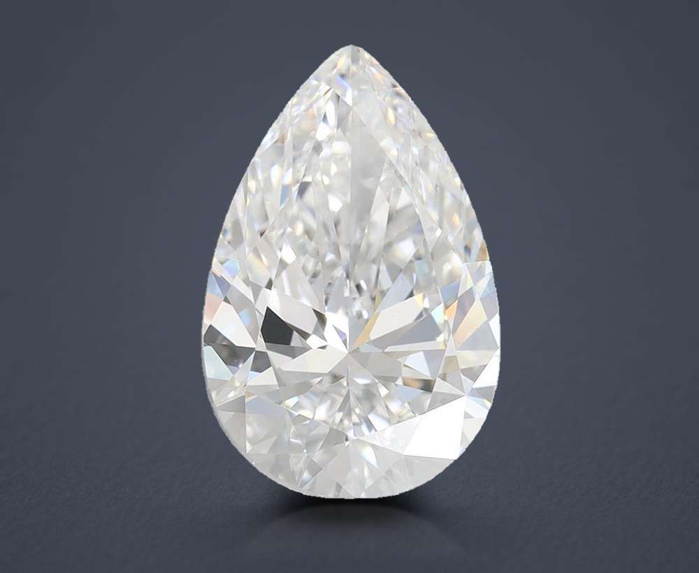 3.00 Carat Pear Lab Diamond
