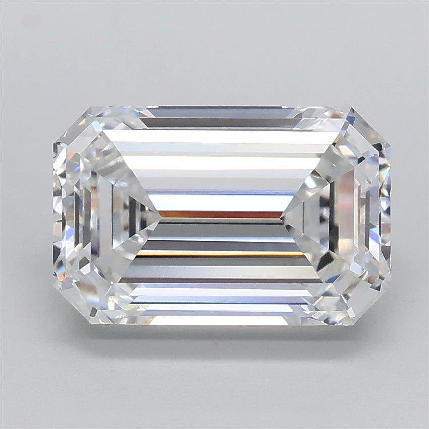 2.07ct E VVS2 Rare Carat Ideal Cut Emerald Lab Grown Diamond