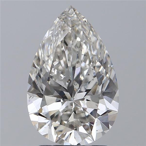 2.08ct G SI1 Rare Carat Ideal Cut Pear Lab Grown Diamond