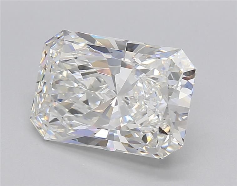 3.02ct F VVS2 Rare Carat Ideal Cut Radiant Lab Grown Diamond