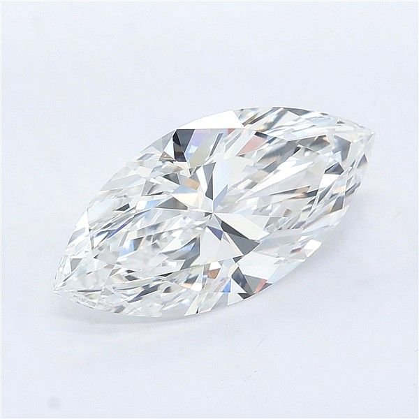3.07ct E VVS2 Rare Carat Ideal Cut Marquise Lab Grown Diamond