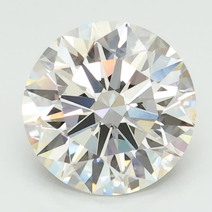 2.57ct G VVS2 Rare Carat Ideal Cut Round Lab Grown Diamond