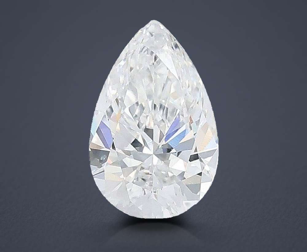 1.00 Carat Pear Lab Diamond
