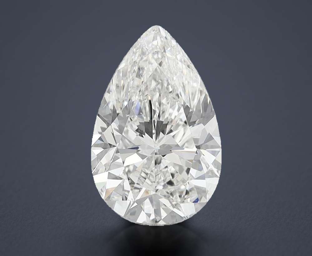 3.70 Carat Pear Natural Diamond