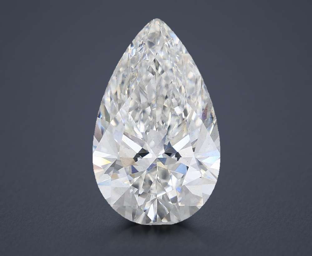 5.69 Carat Pear Lab Diamond