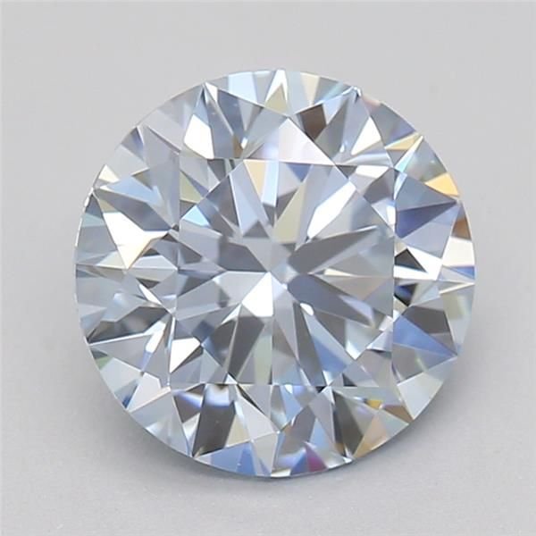 1.02 Ct. Fancy Intense Blue Round Lab Diamond